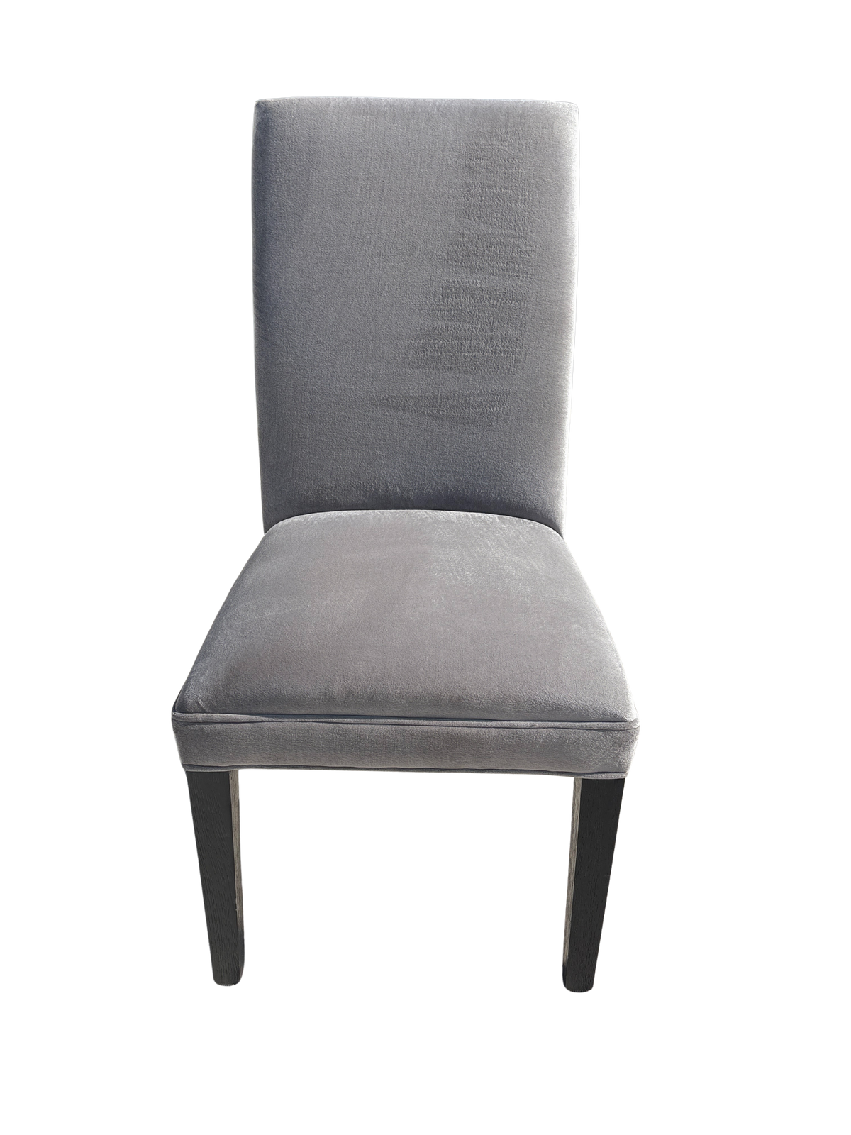 RH Hudson Performance Velvet Chair in Fog