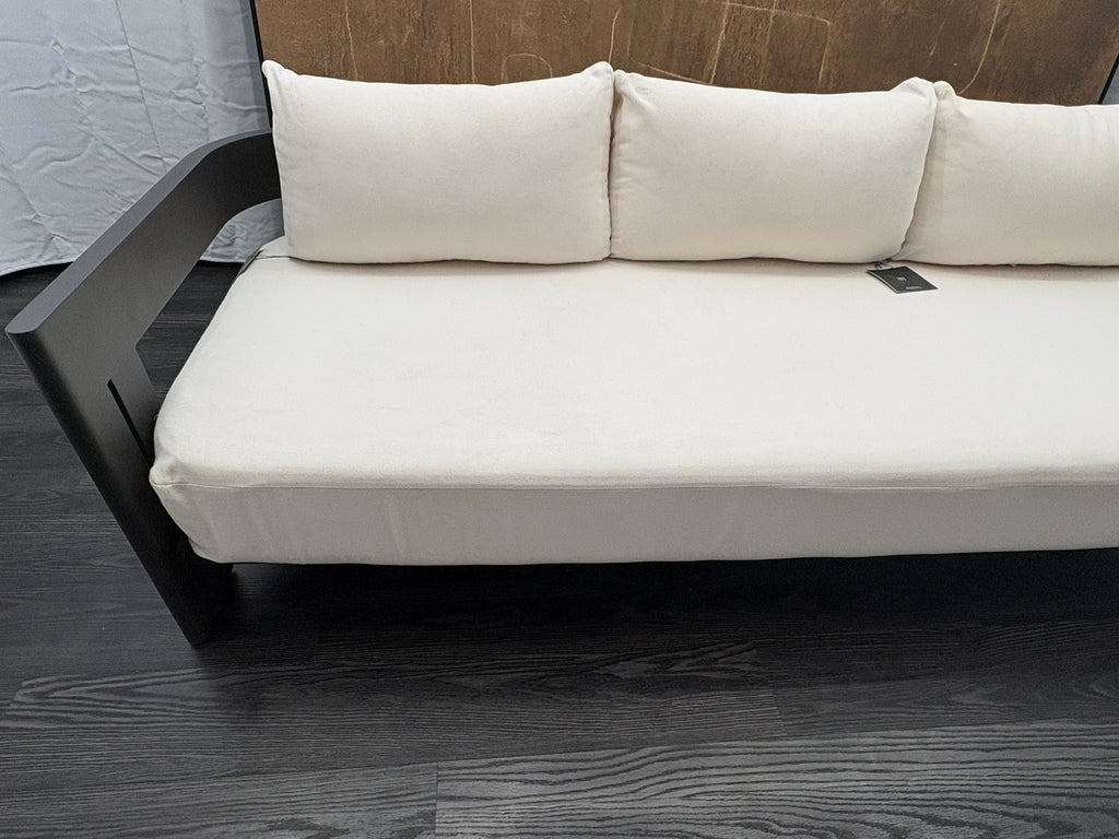 RH Restoration Hardware Matira Aluminum Sofa
Designed by Harrison & Nicholas Condos
84" | Iron Finish | Natural Performance Textured Weave