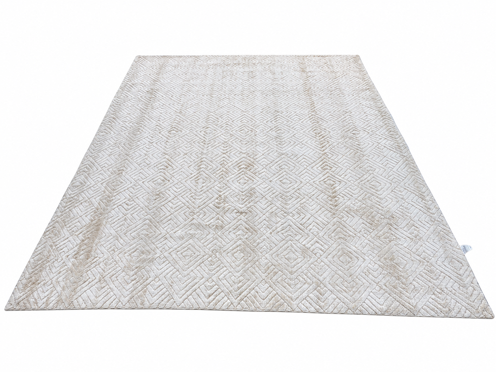 RH Talsari Silk & Wool Rug – 12' × 15' Wheat | Hand-Knotted Silk & Wool | 100 Tibetan Knots Per Square Inch | Made in Nepal