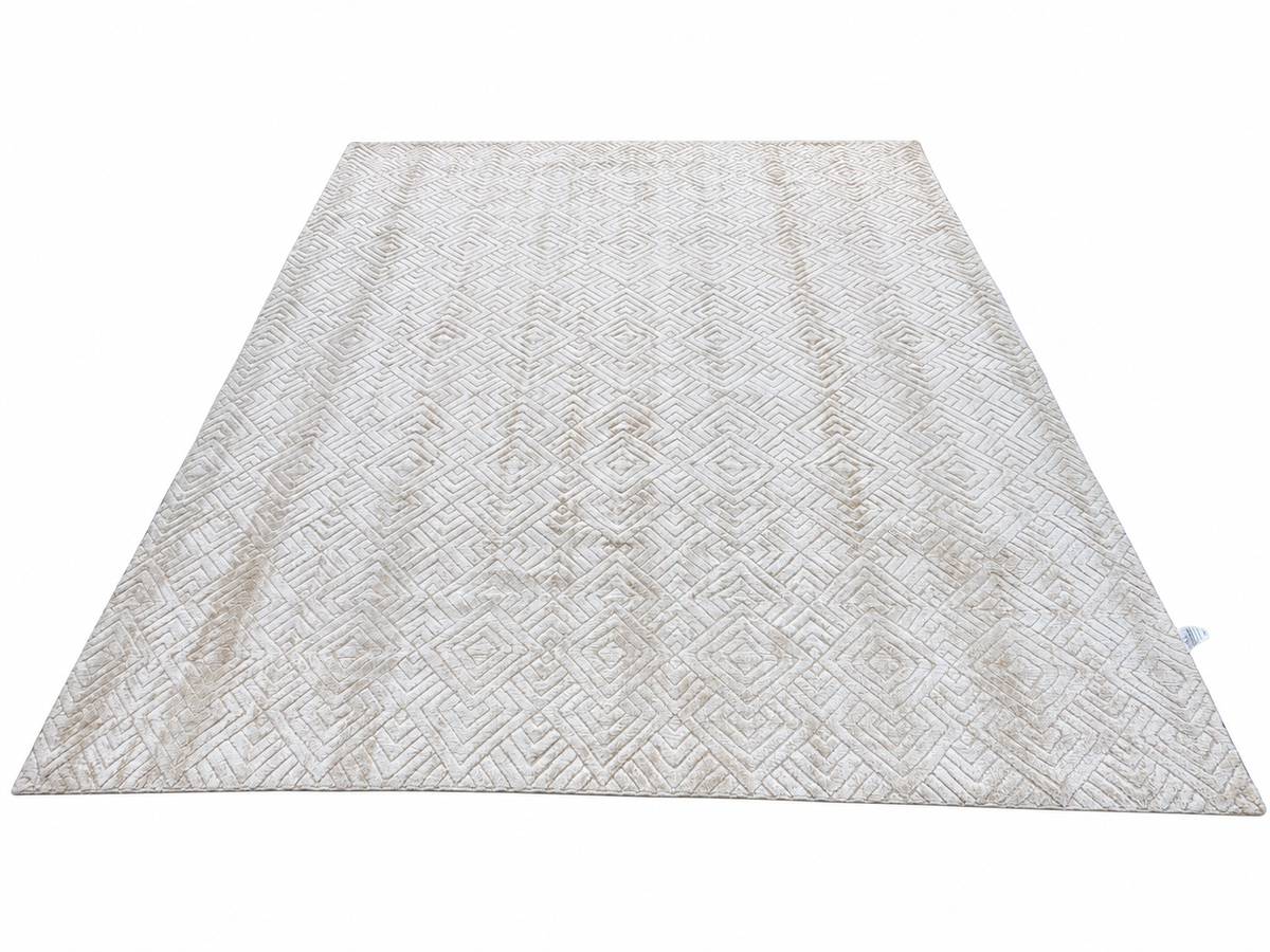RH Talsari Silk & Wool Rug – 12' × 15' Wheat | Hand-Knotted Silk & Wool | 100 Tibetan Knots Per Square Inch | Made in Nepal