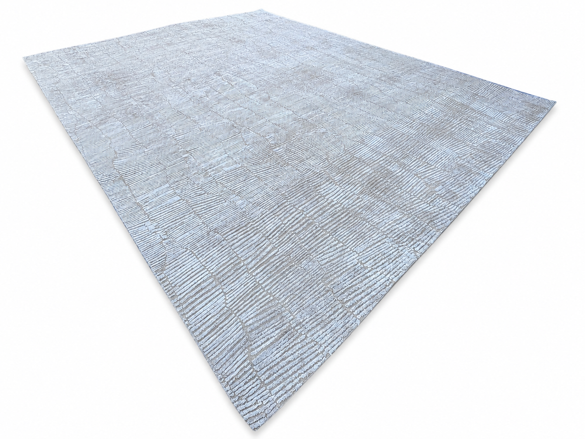 RH Lasya Silk & Wool Rug – 12' × 15' Sand | Hand-Knotted Silk & Wool