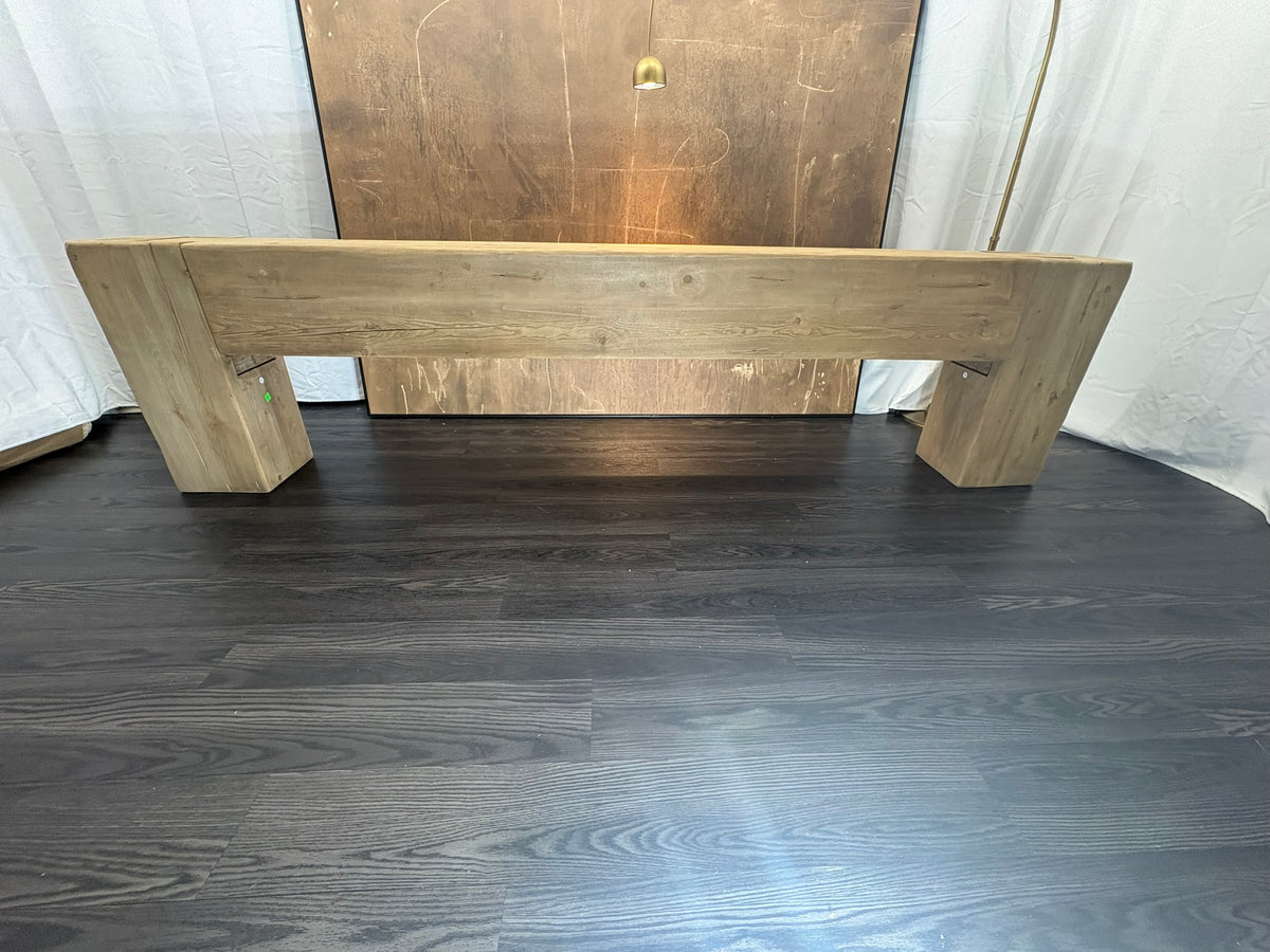 RH Reclaimed English Beam Console Table – 118" – Salvaged Natural