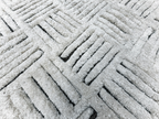 RH Basanti Rug – 9' × 12' Marled Ivory/Charcoal | Hand-Knotted Wool Blend | Contemporary Himalayan-Inspired Design (Rug 2)