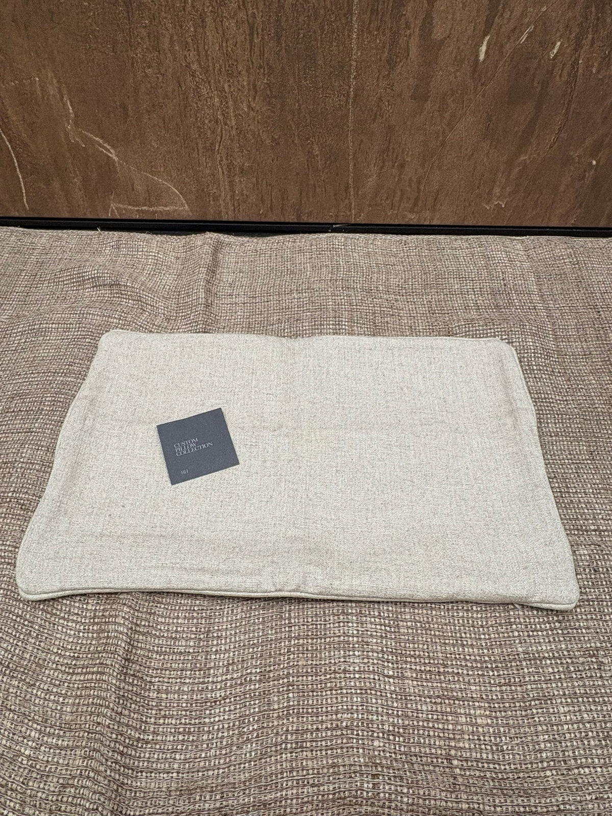 RH Restoration Hardware Custom Italian Pietro Solid Piped Lumbar Pillow Cover
