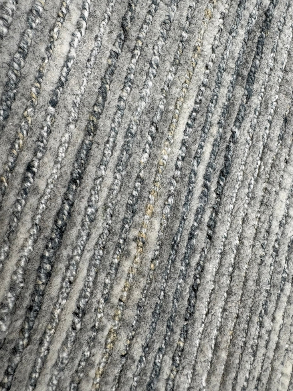 RH Performance Rug – Approx. 9' × 12' Marled Ocean (Attributed) | Hand-Loomed Performance Construction | Textural Contemporary Design