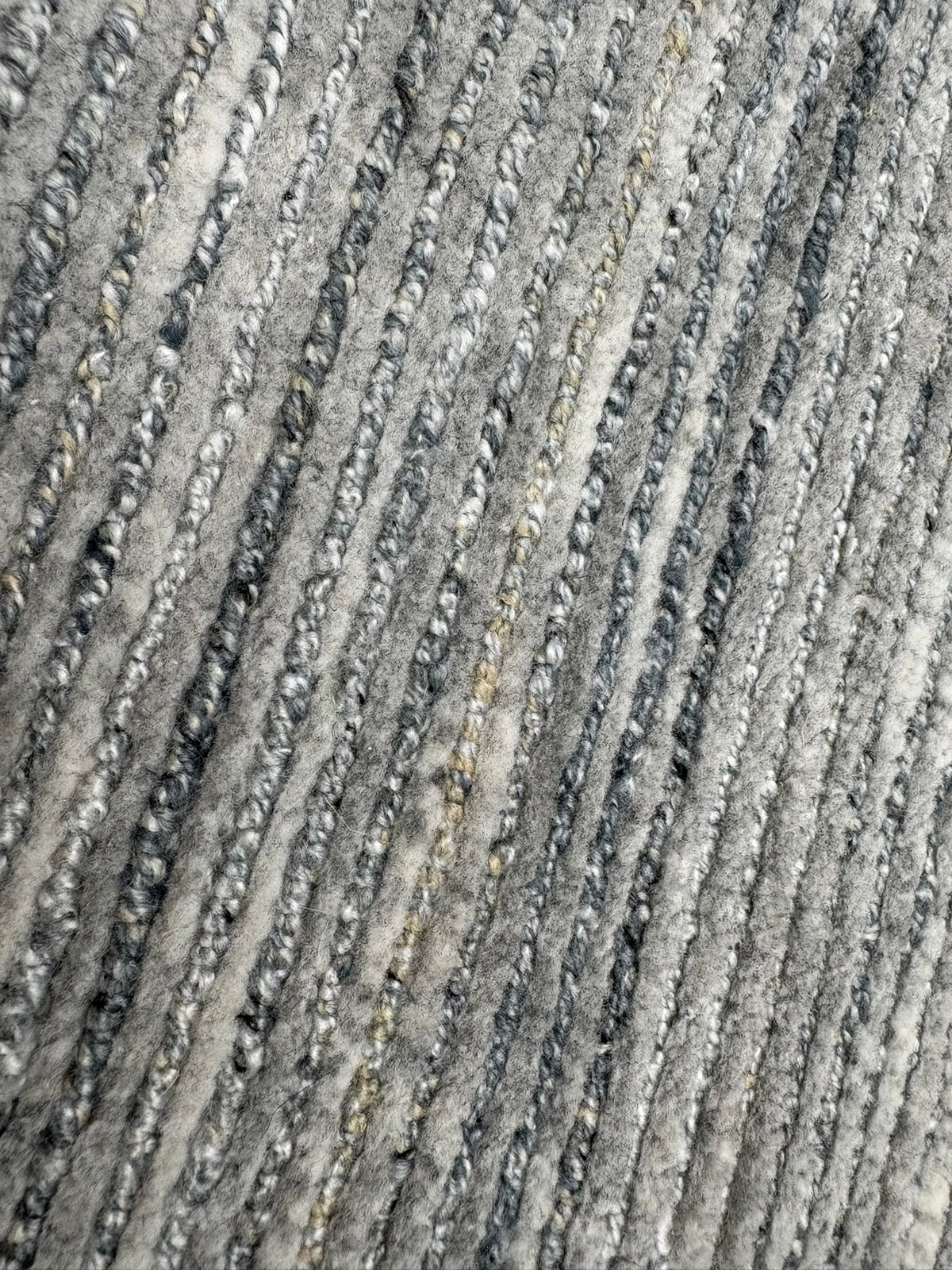 RH Performance Rug – Approx. 9' × 12' Marled Ocean (Attributed) | Hand-Loomed Performance Construction | Textural Contemporary Design