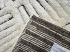 RH Basanti Rug – 9' × 12' Marled Ivory/Charcoal | Hand-Knotted Wool Blend | Contemporary Himalayan-Inspired Design