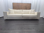 RH Bella 2-Cushion Sofa – 9' Classic Depth - Performance Linen Weave | Natural | Made in Italy