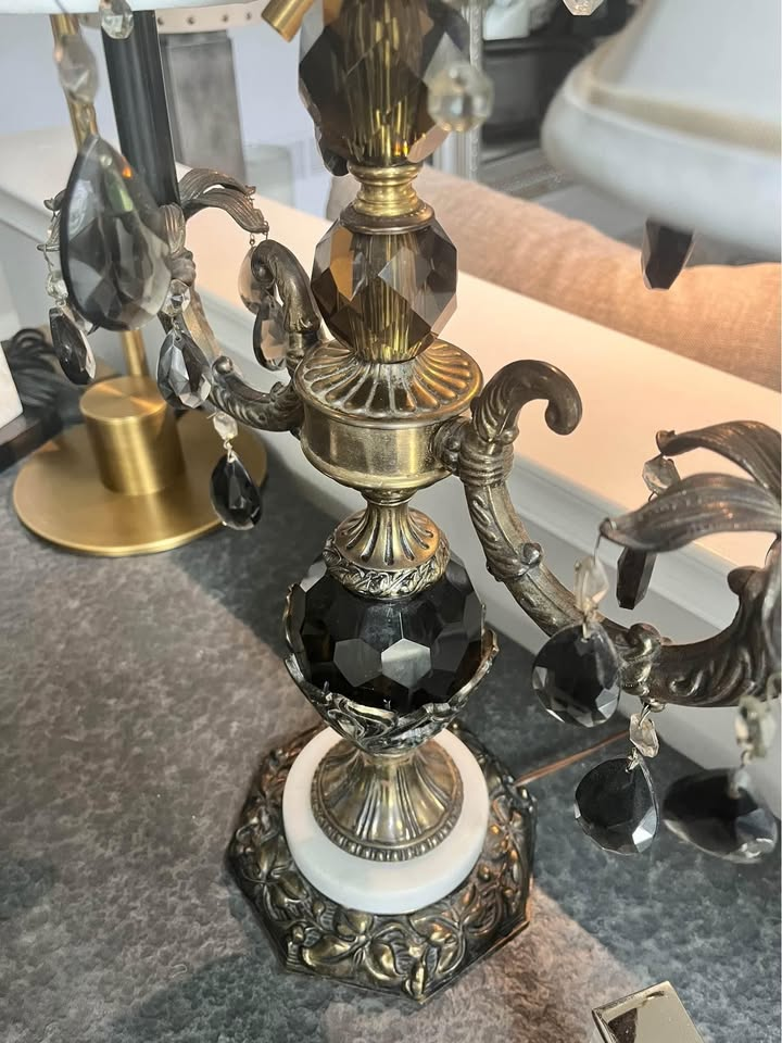 Vintage Italian Hollywood Regency Girandole Table Lamp