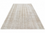 RH Rajouri Silk & Wool Rug – 9' × 12' Sand | Hand-Knotted Silk & Wool | Hand-Carved | Made in Nepal