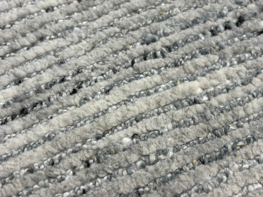 RH Performance Rug – Approx. 9' × 12' Marled Ocean (Attributed) | Hand-Loomed Performance Construction | Textural Contemporary Design