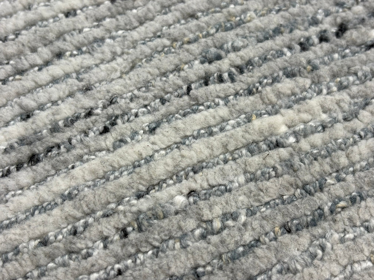 RH Performance Rug – Approx. 9' × 12' Marled Ocean (Attributed) | Hand-Loomed Performance Construction | Textural Contemporary Design