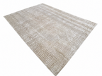 RH Rajouri Silk & Wool Rug – 9' × 12' Sand | Hand-Knotted Silk & Wool | Hand-Carved | Made in Nepal