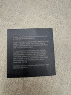 RH Restoration Hardware Custom Italian Pietro Solid Piped Lumbar Pillow Cover