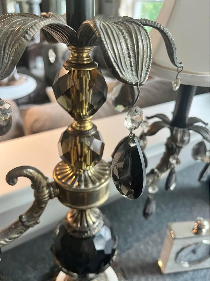 Vintage Italian Hollywood Regency Girandole Table Lamp
