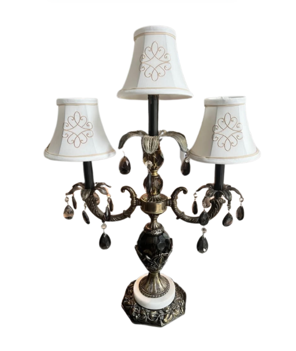 Vintage Italian Hollywood Regency Girandole Table Lamp