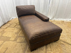 RH Maxwell Leather Right-Arm Chaise