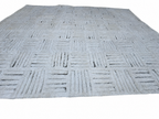 RH Basanti Rug – 9' × 12' Marled Ivory/Charcoal | Hand-Knotted Wool Blend | Contemporary Himalayan-Inspired Design (Rug 2)