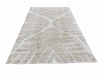 RH Tarras Wool Rug – 10' × 14' Wheat | 100% Hand-Spun Wool | Hand-Knotted | Sculptural High-Low Texture