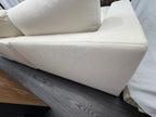 RH Lugano Modular 4-Piece Sectional | Italy | Down | Performance Linen Weave – Natural