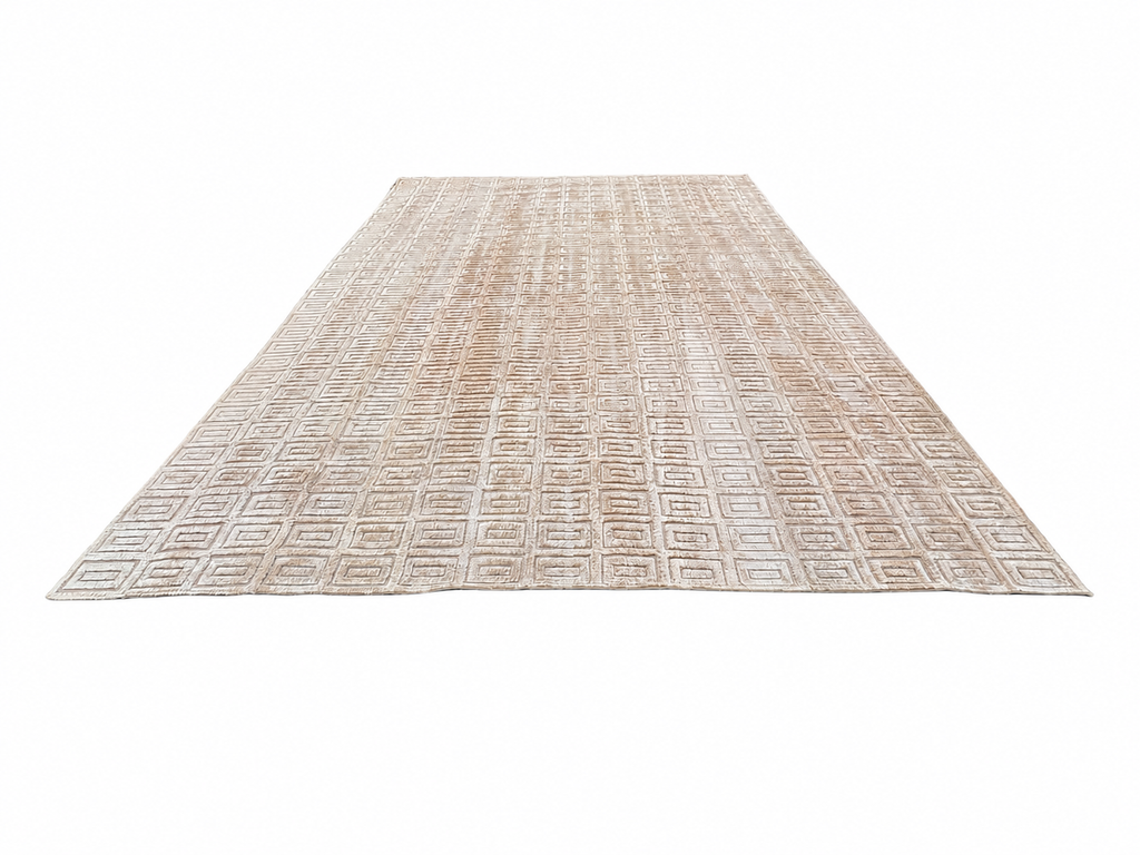 RH Rajouri Silk & Wool Rug – 12' × 15' Bronze | Silk | Hand-Knotted | 100 Knots Per Square Inch | Made in Nepal