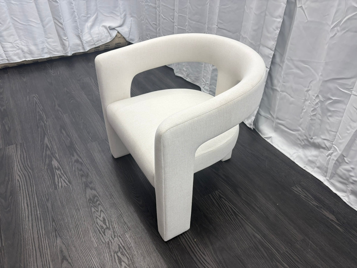 RH Inès Open-Back Lounge Chair