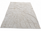 RH Tarras Wool Rug – 10' × 14' Wheat | 100% Hand-Spun Wool | Hand-Knotted | Sculptural High-Low Texture