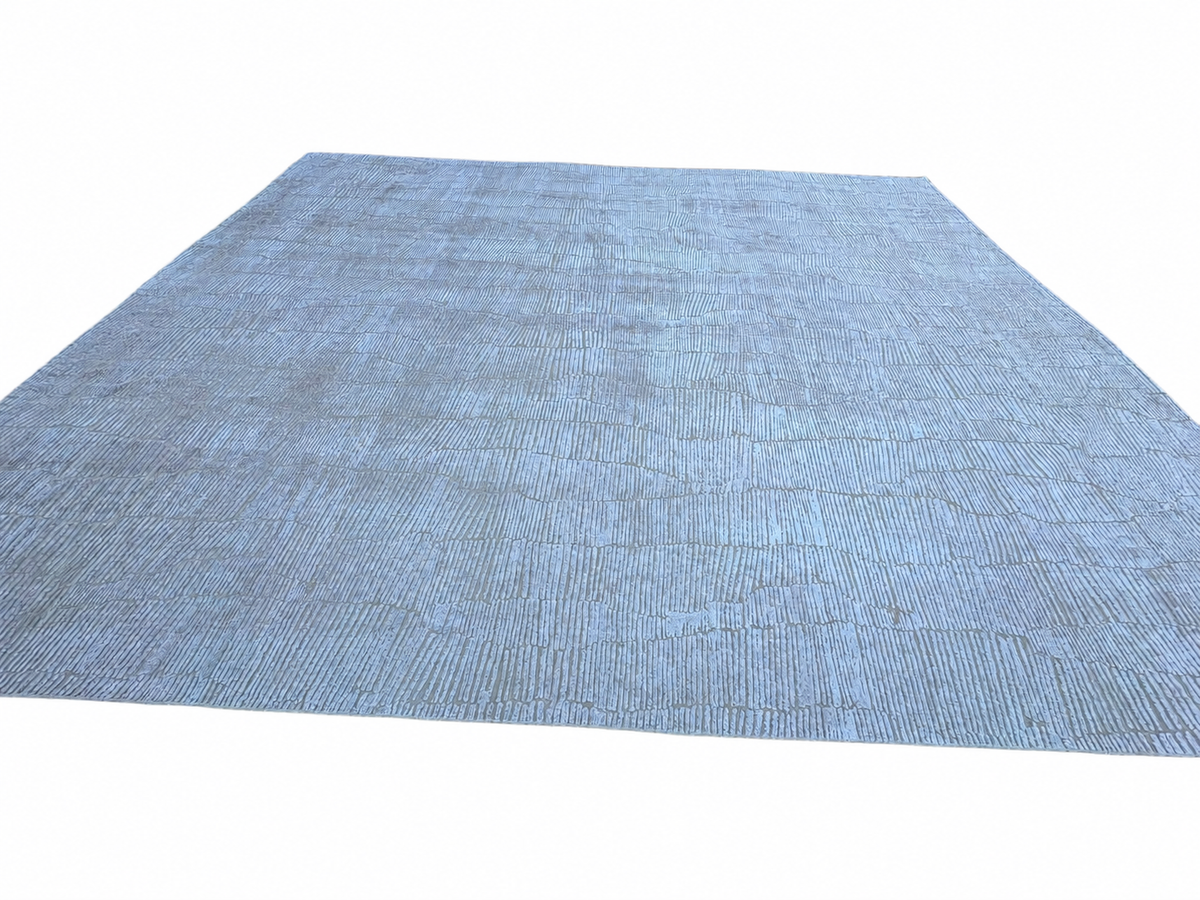 RH Lasya Silk & Wool Rug – 12' × 15' Sand | Hand-Knotted Silk & Wool