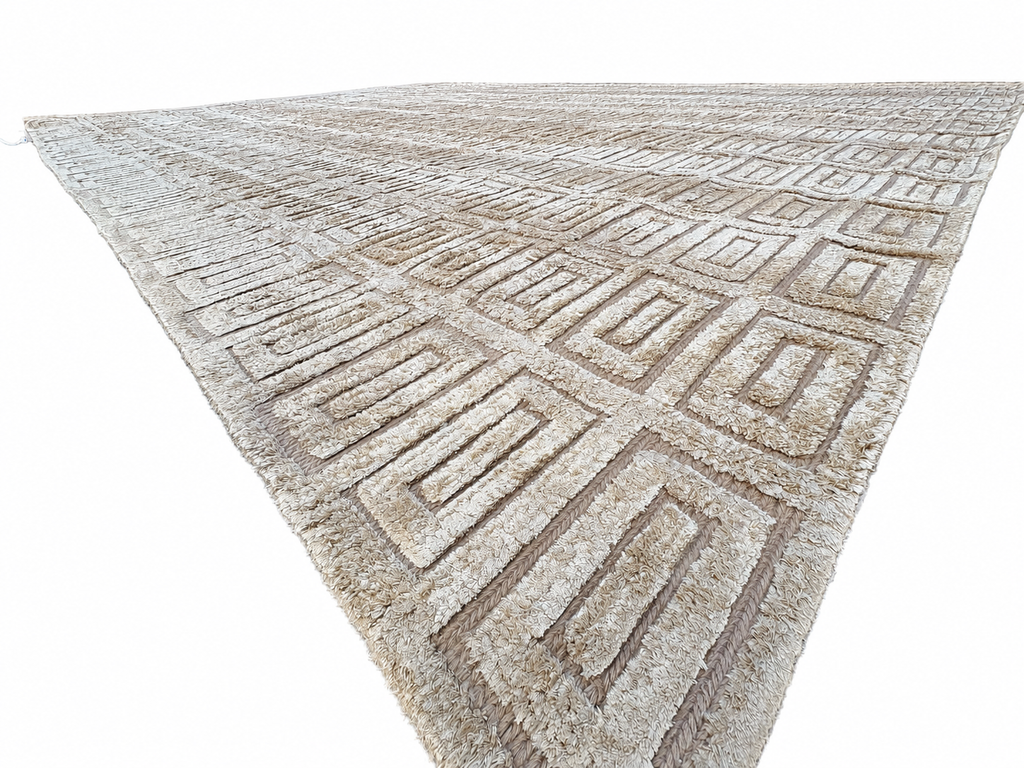 RH Rajouri Silk & Wool Rug – 12' × 15' Bronze | Silk | Hand-Knotted | 100 Knots Per Square Inch | Made in Nepal