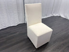 RH Ellison High-Back Fabric Dining Side Chair
Performance Linen Weave — Natural Recessed Caster Base