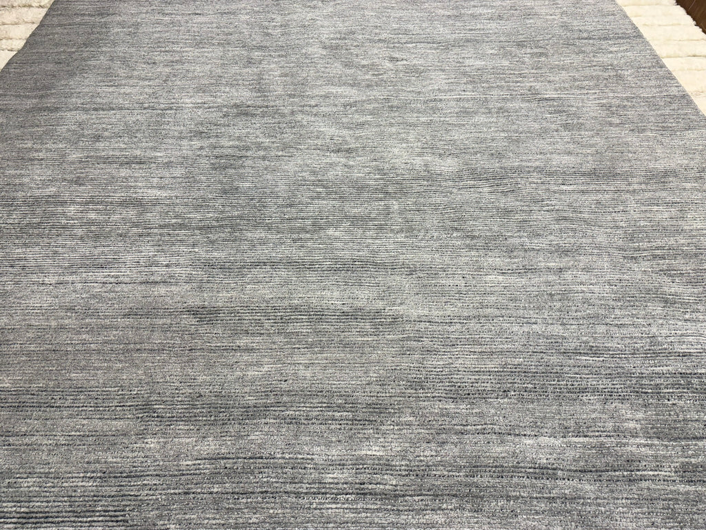 RH Performance Rug – Approx. 9' × 12' Marled Ocean (Attributed) | Hand-Loomed Performance Construction | Textural Contemporary Design