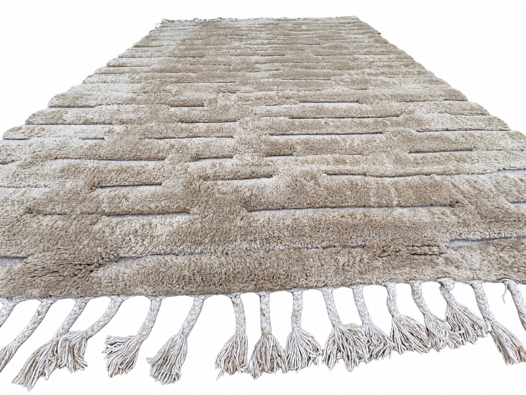 RH Morro Wool Rug – 9' x 12' Wheat | Hand-Knotted New Zealand Wool