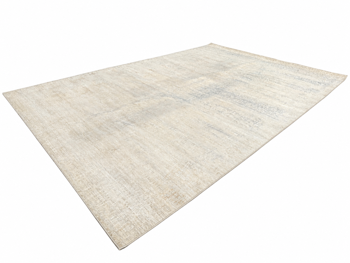 RH Matrice Wool & Silk Rug – 10' × 14' Ivory | Hand-Knotted Wool & Silk
