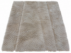 RH Tarras Wool Rug – 10' × 14' Wheat | 100% Hand-Spun Wool | Hand-Knotted | Sculptural High-Low Texture