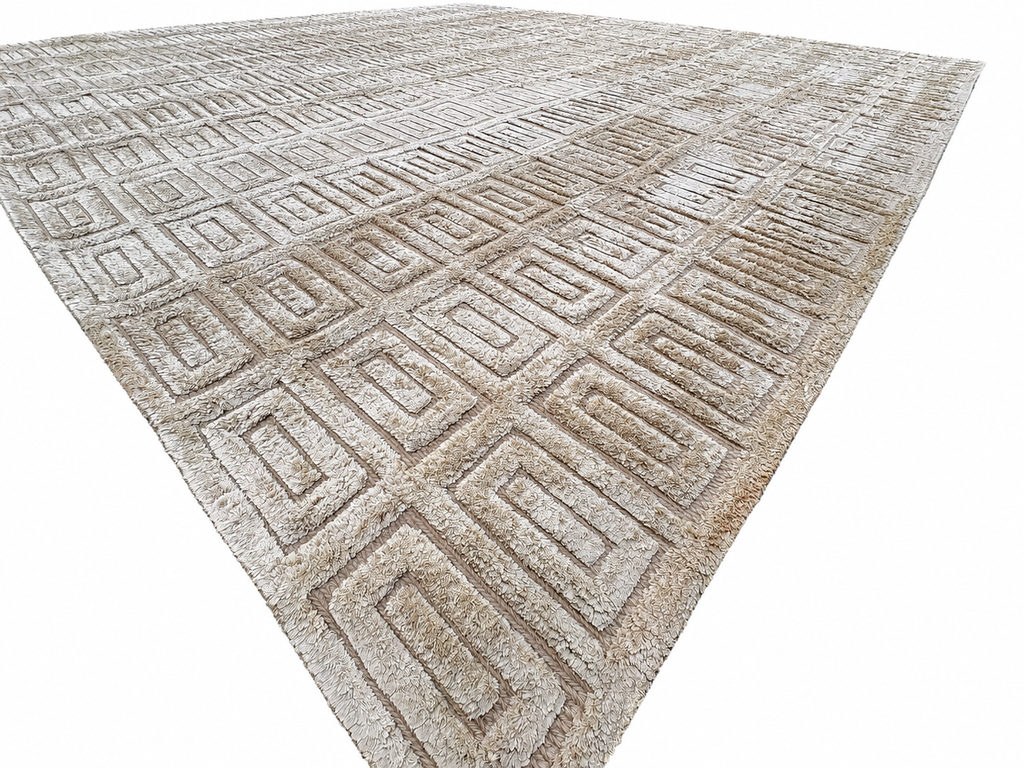 RH Rajouri Silk & Wool Rug – 12' × 15' Bronze | Silk | Hand-Knotted | 100 Knots Per Square Inch | Made in Nepal