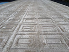 RH Rajouri Silk & Wool Rug – 9' × 12' Sand | Hand-Knotted Silk & Wool | Hand-Carved | Made in Nepal