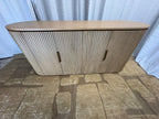 RH Byron 4-Door Sideboard — 84” Light Oak | Reeded American White Oak | Artisan Crafted (3 of 3)