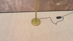 RH Métier Task Floor Lamp Lacquered Burnished Brass | Adjustable Swing Arm | Dimmable Task Lighting