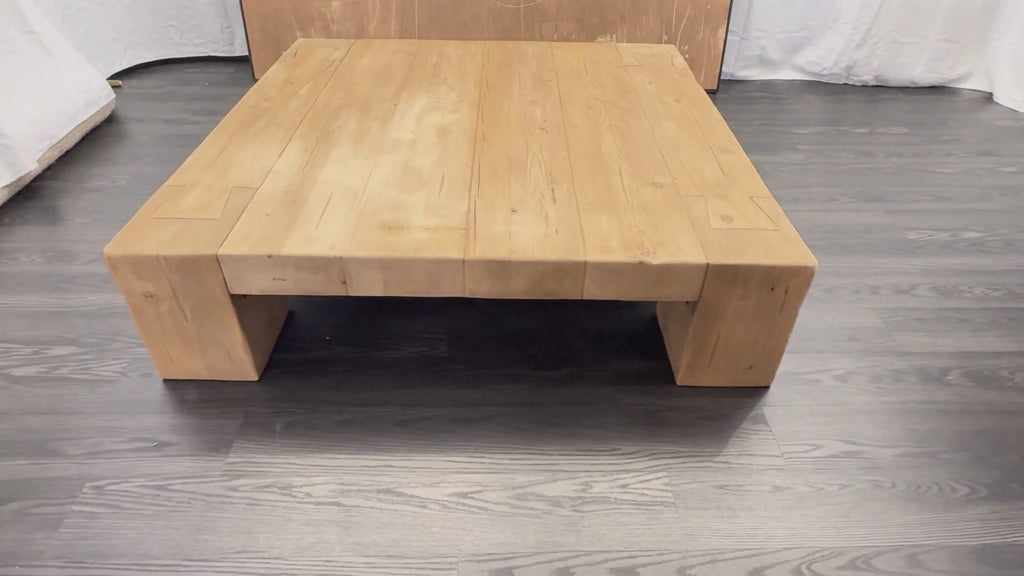 RH Restoration Hardware Reclaimed English Beam Coffee Table

Solid Reclaimed English Pine | Monumental 59" Scale | One-of-a-Kind Character