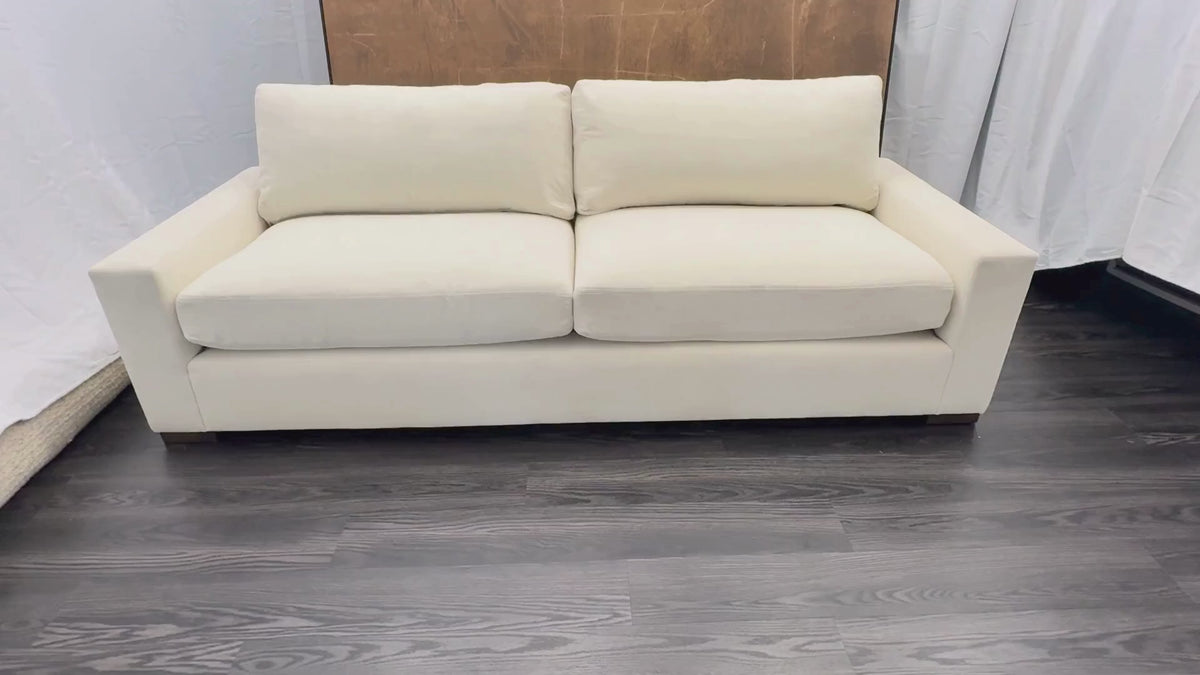 RH Restoration Hardware Maxwell 2-Cushion Sofa
8' | Classic 40" Depth | Down-Feather | Performance Linen Weave – Natural
