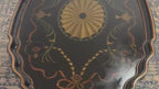 Maitland Smith Ebonized Oval Neoclassical Coffee Table