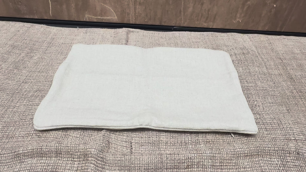 RH Restoration Hardware Custom Italian Pietro Solid Piped Lumbar Pillow Cover