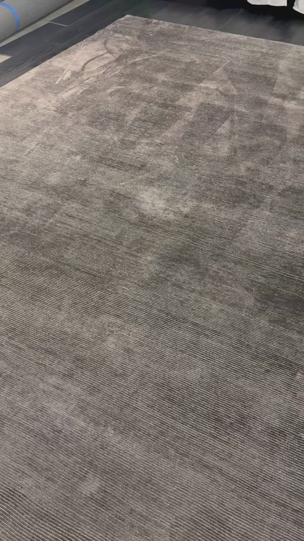 Restoration Hardware Rowe Rug – 9’ x 12’ Graphite | Hand-Knotted Wool & Viscose