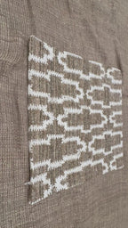 RH Restoration Hardware Nazaré Block Print Pillow Cover 20" × 20" Square