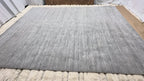 RH Performance Rug – Approx. 9' × 12' Marled Ocean (Attributed) | Hand-Loomed Performance Construction | Textural Contemporary Design