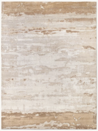 RH Suvali Silk & Wool Rug – 10' × 14' Wheat Multi | 90% Silk | Hand-Knotted | 84 Persian Knots Per Square Inch