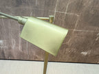 RH Métier Task Floor Lamp Lacquered Burnished Brass | Adjustable Swing Arm | Dimmable Task Lighting