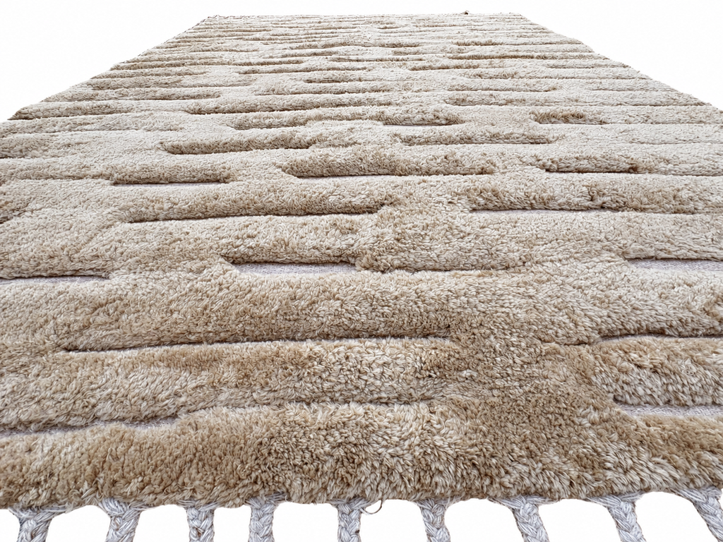 RH Morro Wool Rug – 9' x 12' Wheat | Hand-Knotted New Zealand Wool