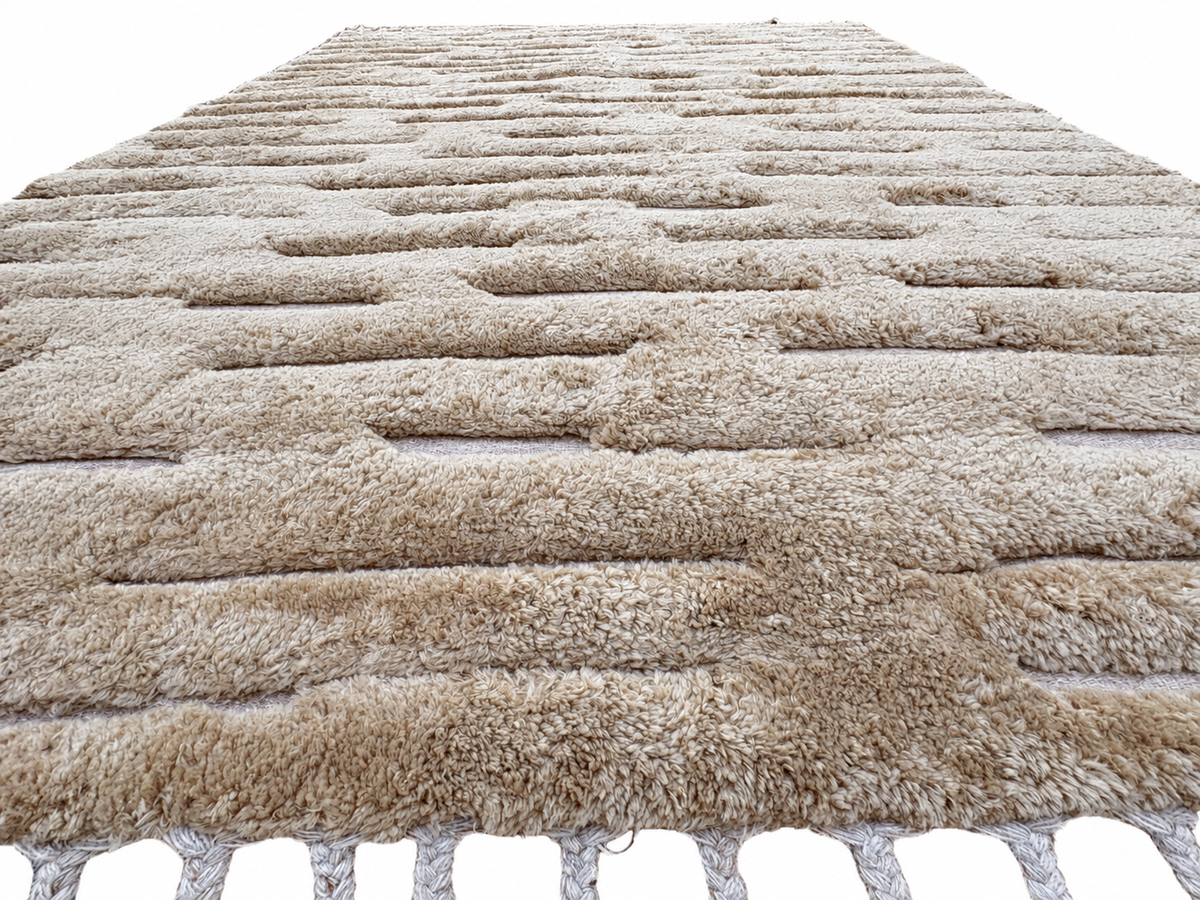 RH Morro Wool Rug – 9' x 12' Wheat | Hand-Knotted New Zealand Wool
