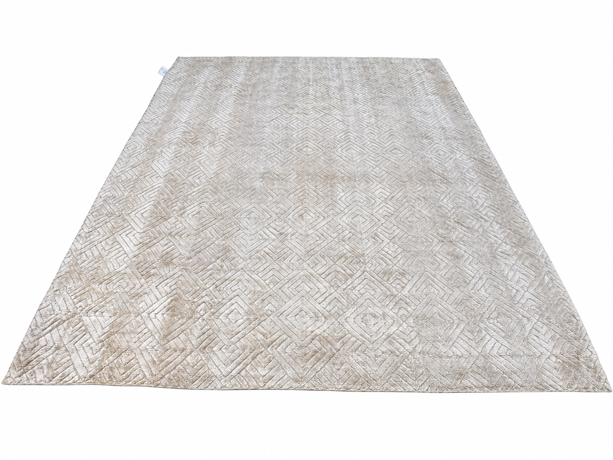 RH Talsari Silk & Wool Rug – 12' × 15' Wheat | Hand-Knotted Silk & Wool | 100 Tibetan Knots Per Square Inch | Made in Nepal